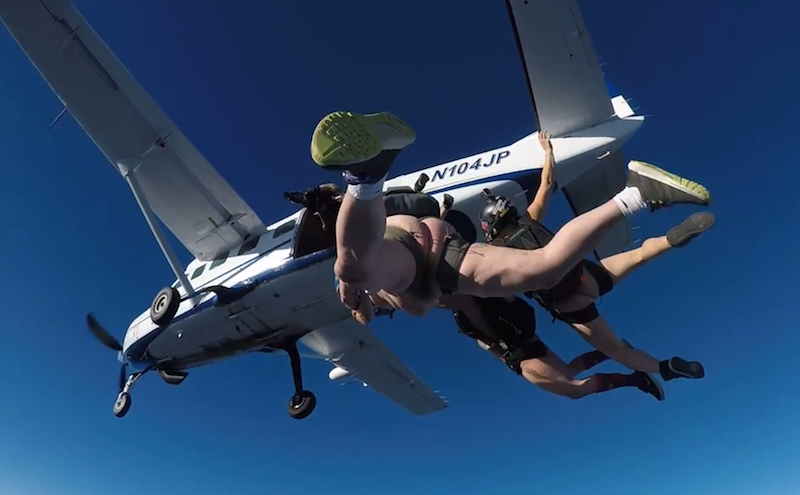 Naked skydiving videos